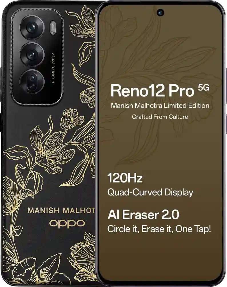OPPO Reno12 Pro Manish Malhotra Limited Edition